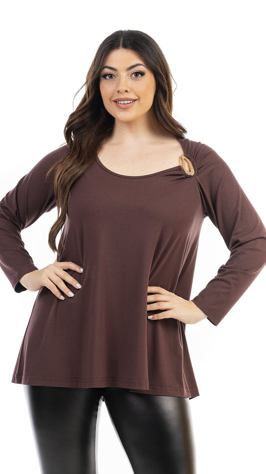 Μπλούζα με αγκράφα