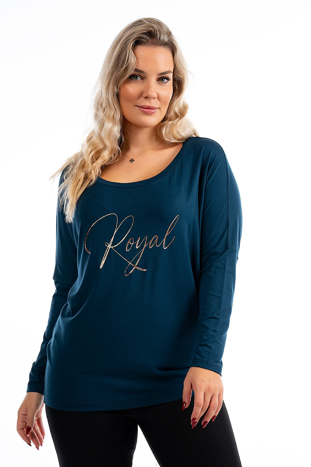 Μπλούζα με τύπωμα "Royal"