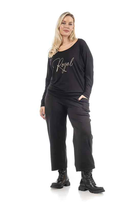 Μπλούζα με τύπωμα "Royal"