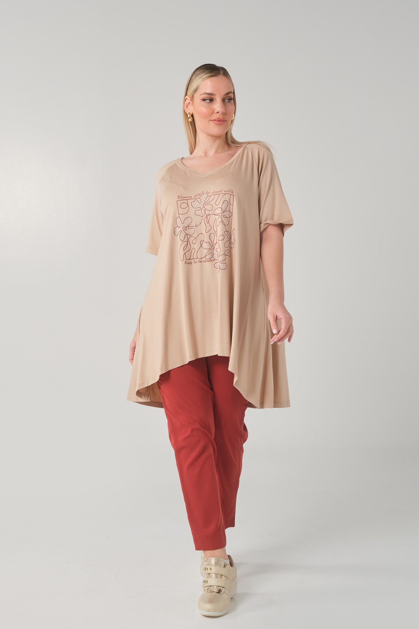 Μπλούζα (μπλουζοφόρεμα) με τύπωμα