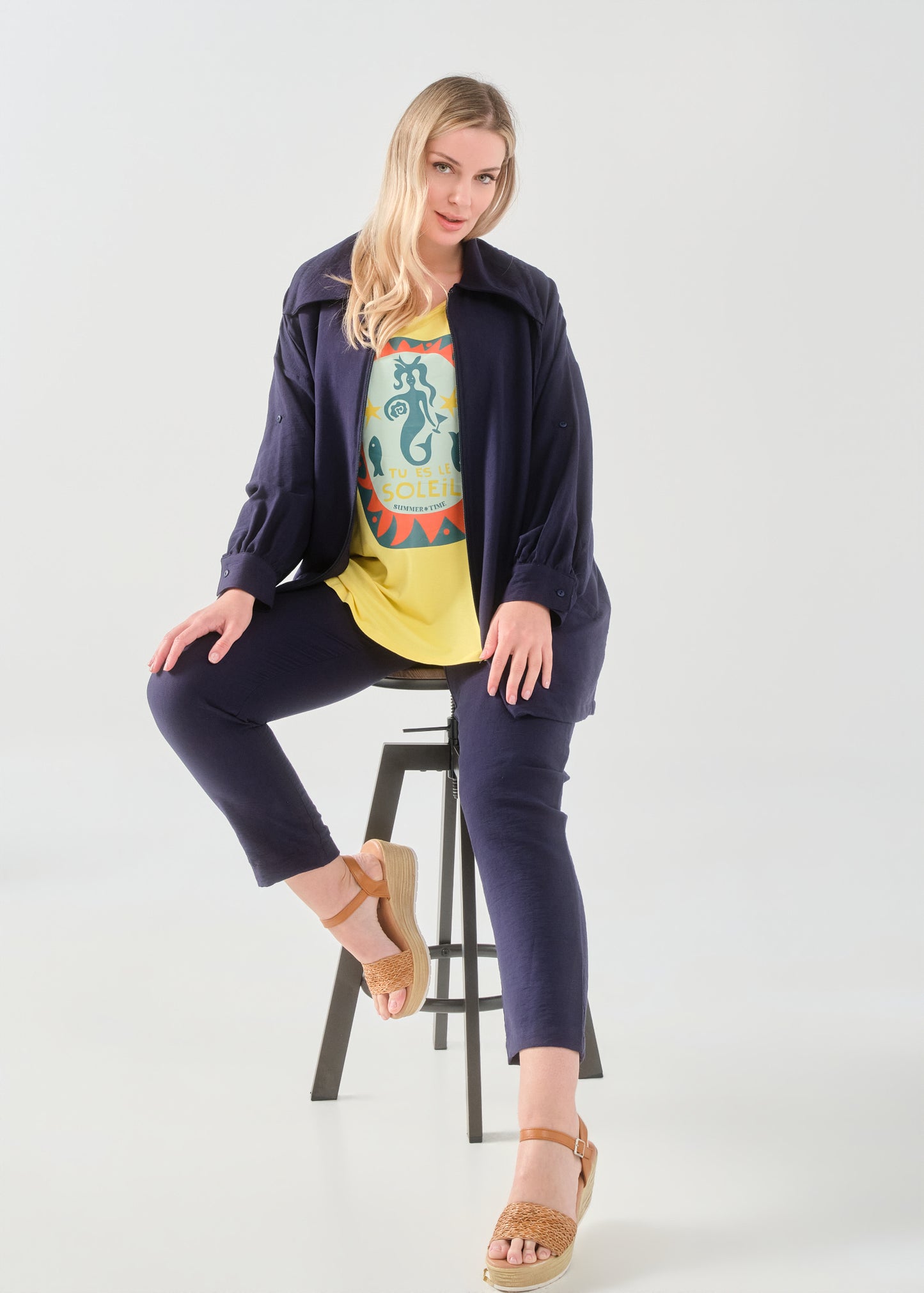 Ζακέτα σε επεξεργασμένο Λινό