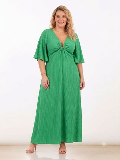 Φόρεμα MAXI με κρίκο Strass