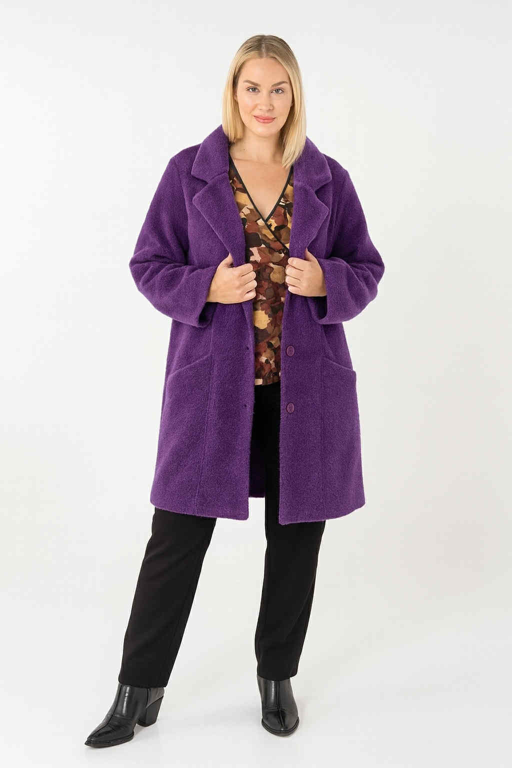 Ημίπαλτο  cenille/wool