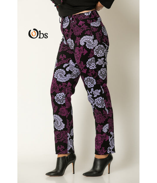 Παντελόνι πεντάτσεπο εμπριμέ