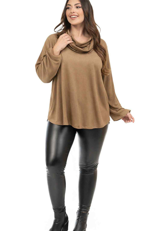 Μπλούζα με μανίκια νυχτερίδα