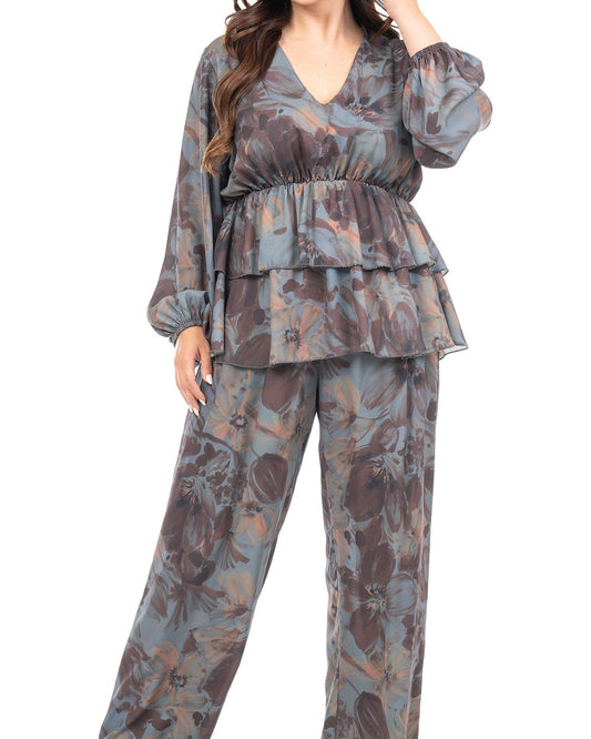 Παντελόνα εμπριμέ