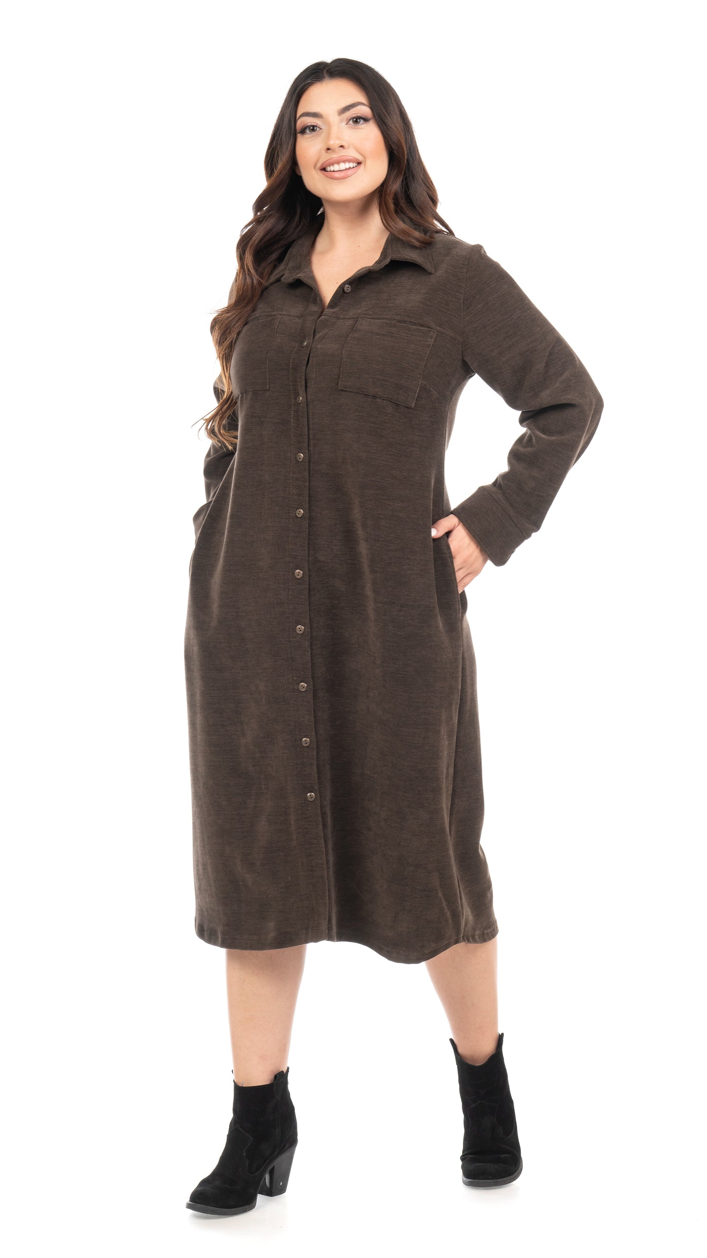 Φόρεμα κοτλέ