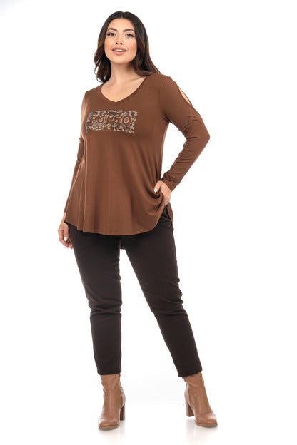 Μπλούζα λέοπαρ FUEGO