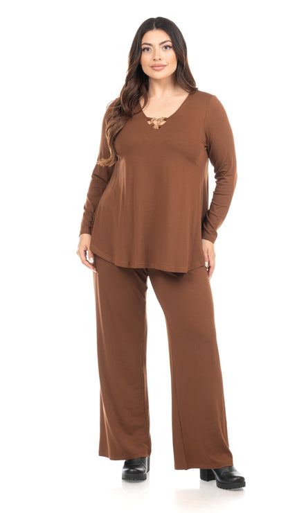 Μπλουζοφόρεμα με αγκράφα