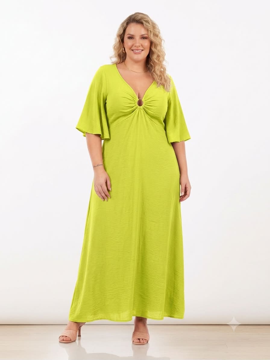 Φόρεμα MAXI με κρίκο Strass