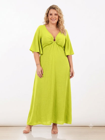 Φόρεμα MAXI με κρίκο Strass